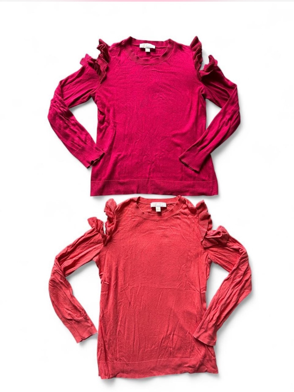 Michael Michael kors women’s knit ruffle sweater top bundle